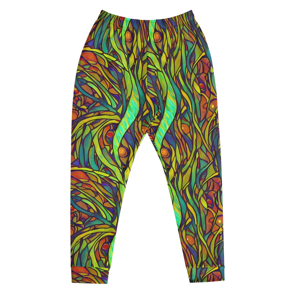 Cosmic Garden on Men's Joggers — Front