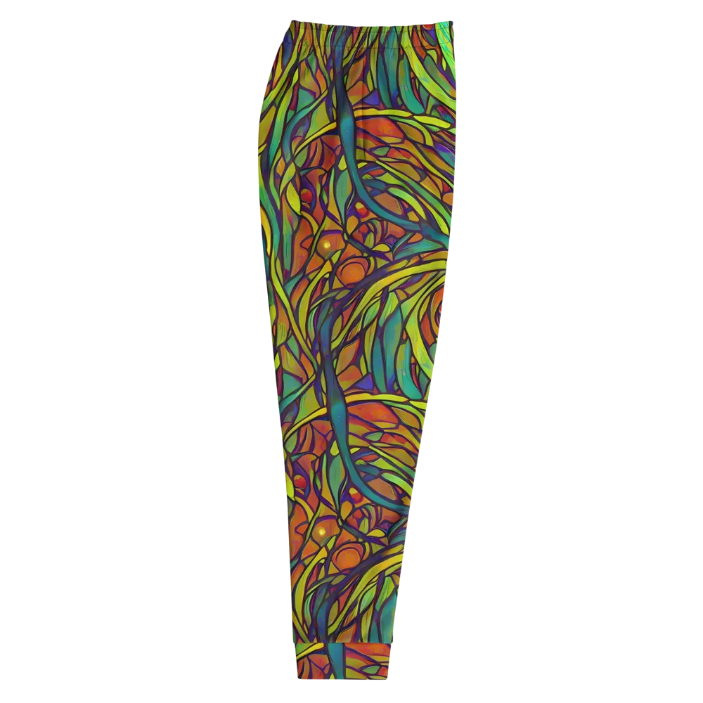 Cosmic Garden on Men's Joggers — Right