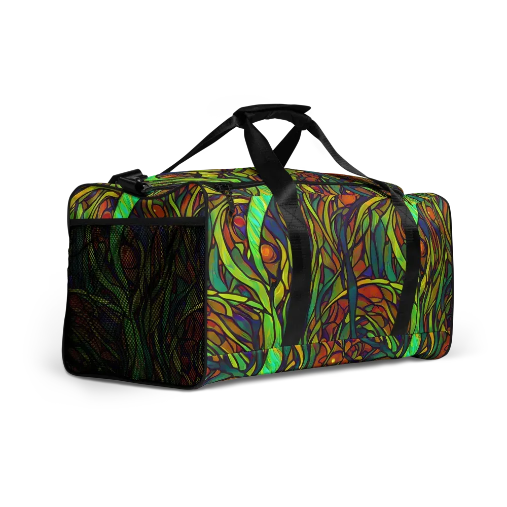 Cosmic Garden on Duffle Bag — Right Front