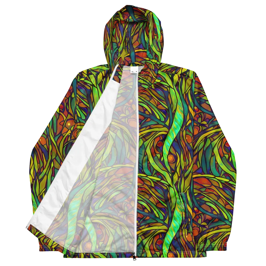 Cosmic Garden on Men's Windbreaker — Front