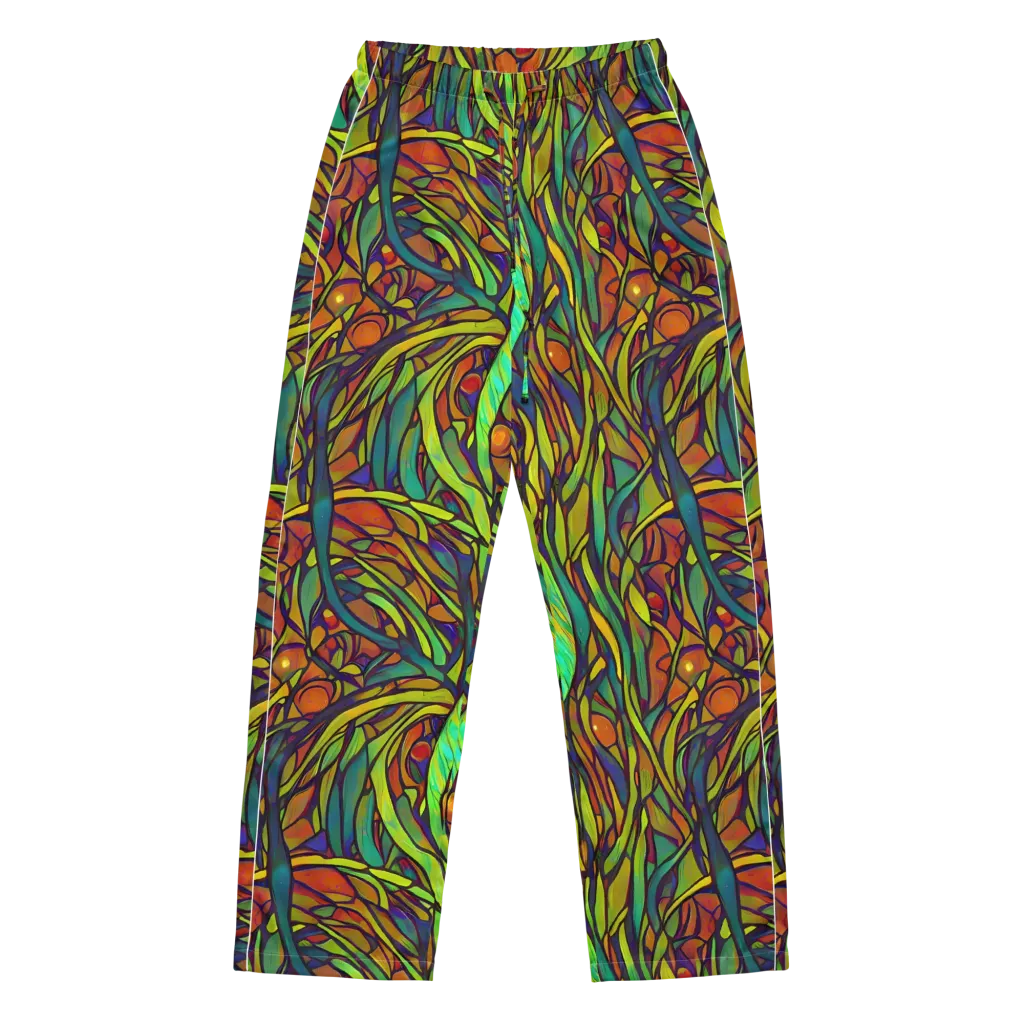 Cosmic Garden on Women's Pajama Pants — Front