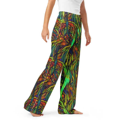 Cosmic Garden on a Women's Pajama Pants