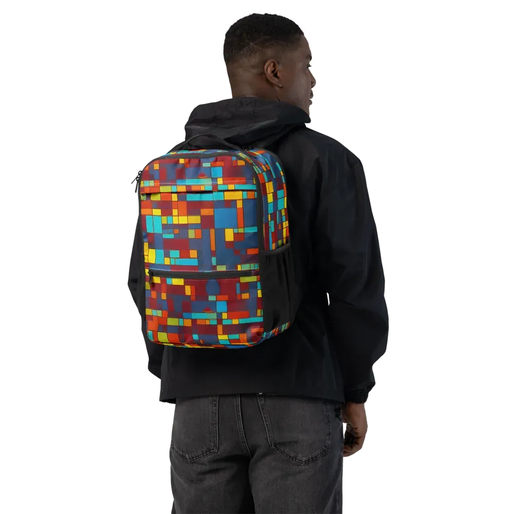 Astral Grid on Utility Backpack — Back