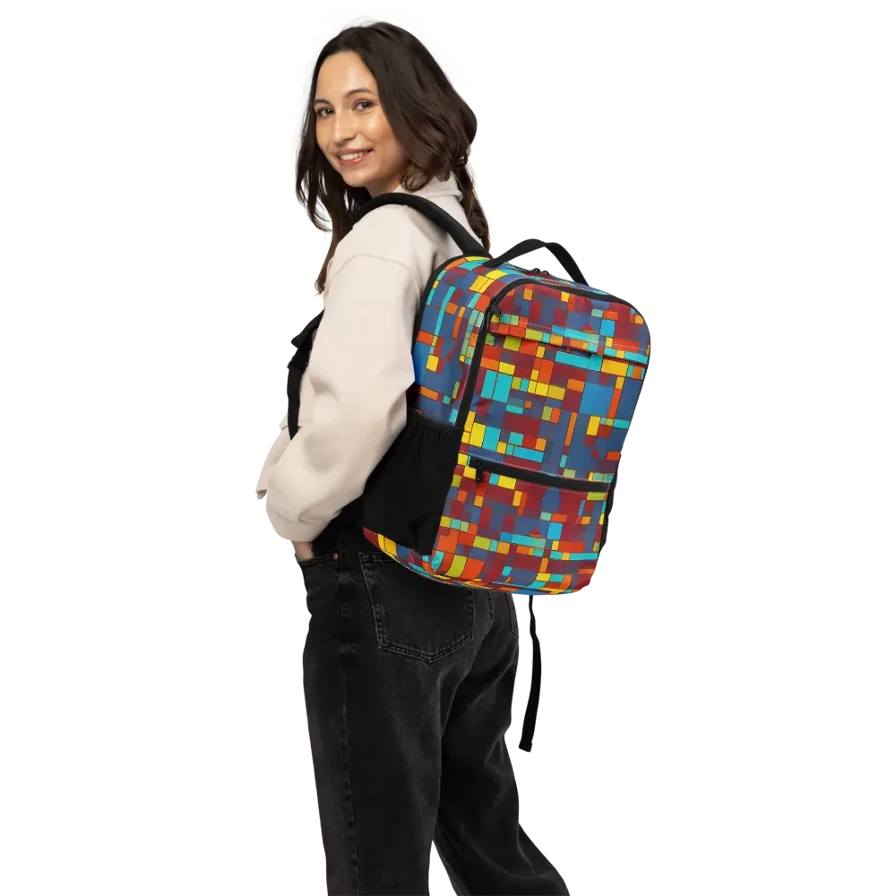 Astral Grid on Utility Backpack — Back