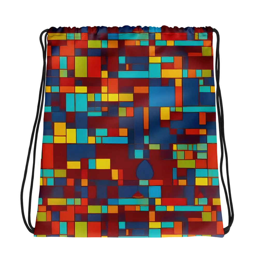 Astral Grid on Drawstring Bag — Photo