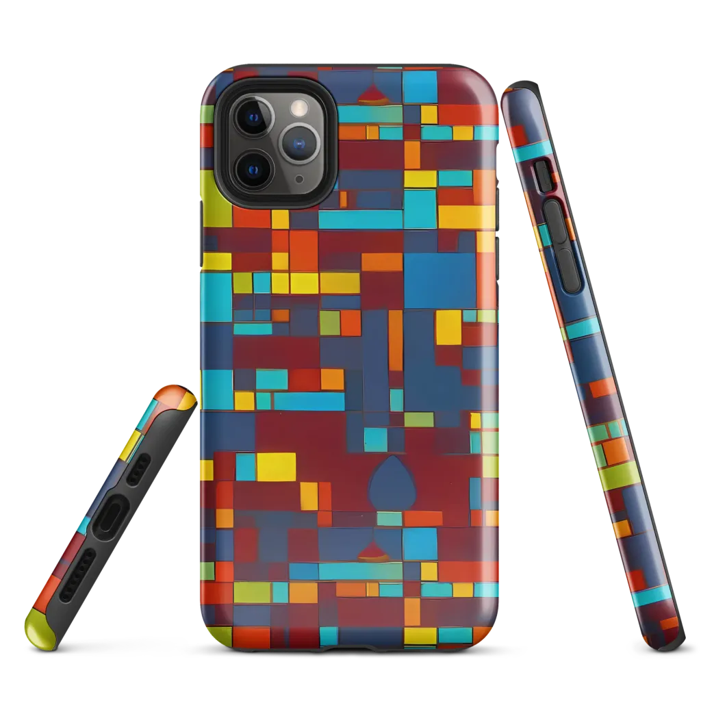 Astral Grid on Tough Case for iPhone® — Front