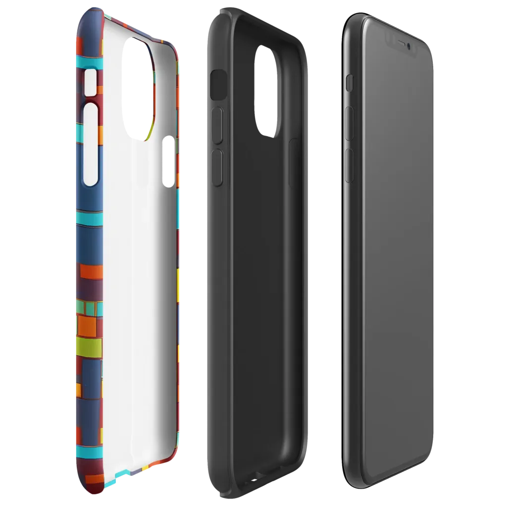 Astral Grid on Tough Case for iPhone® — Right