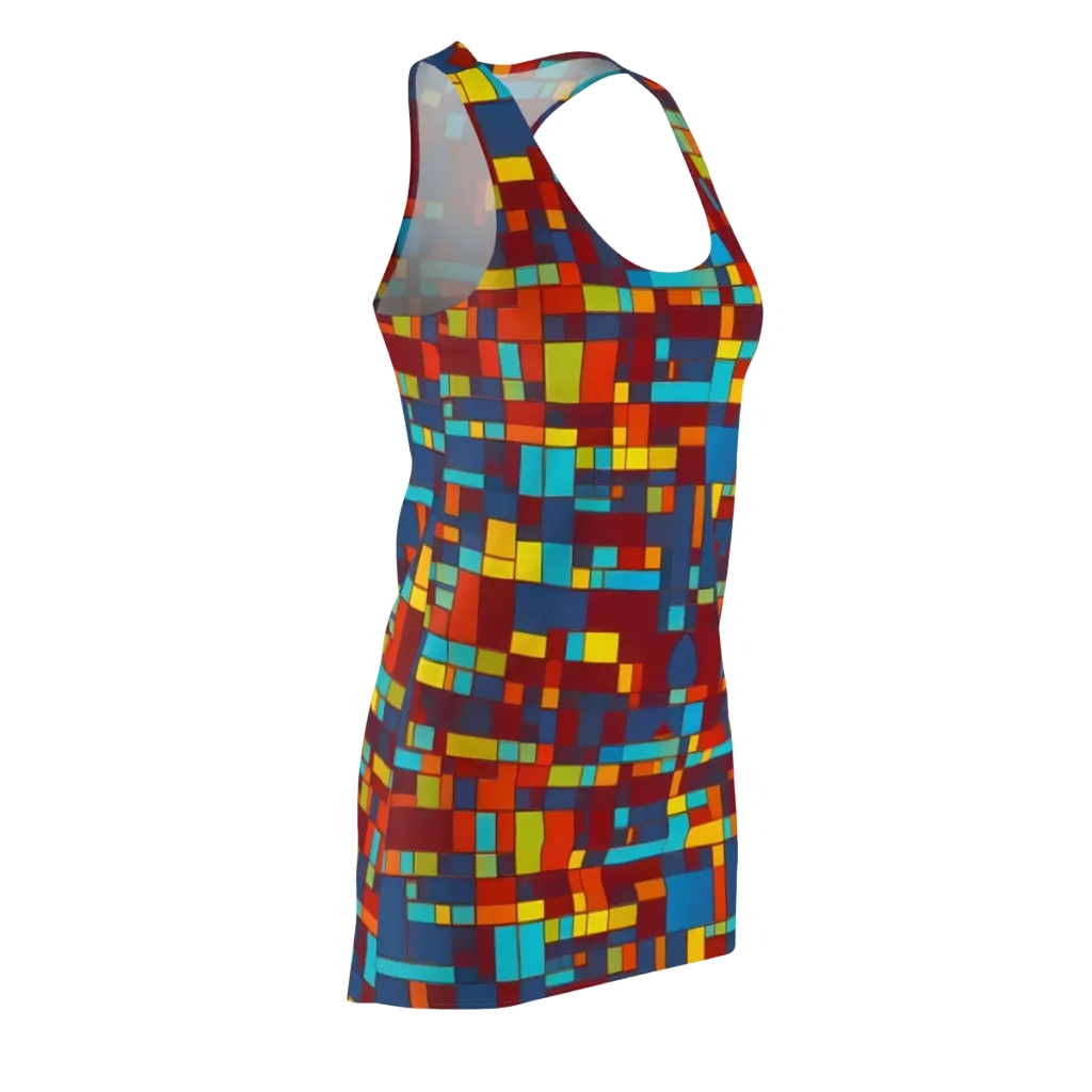 Astral Grid on Racerback Dress — Front Side