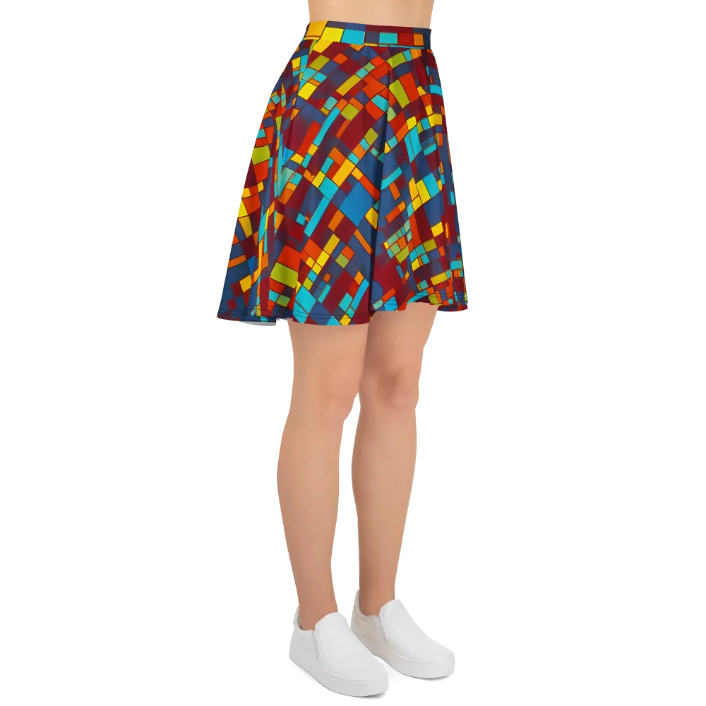 Astral Grid on Skater Skirt — Right