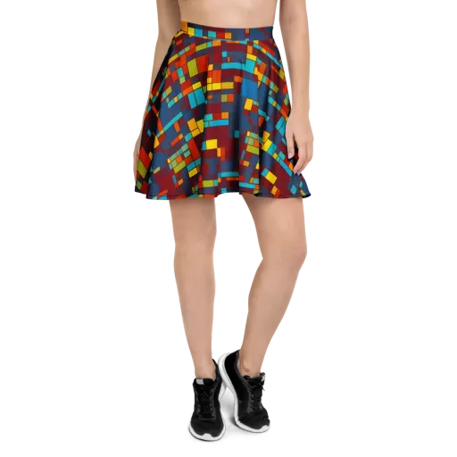 Astral Grid on a Skater Skirt
