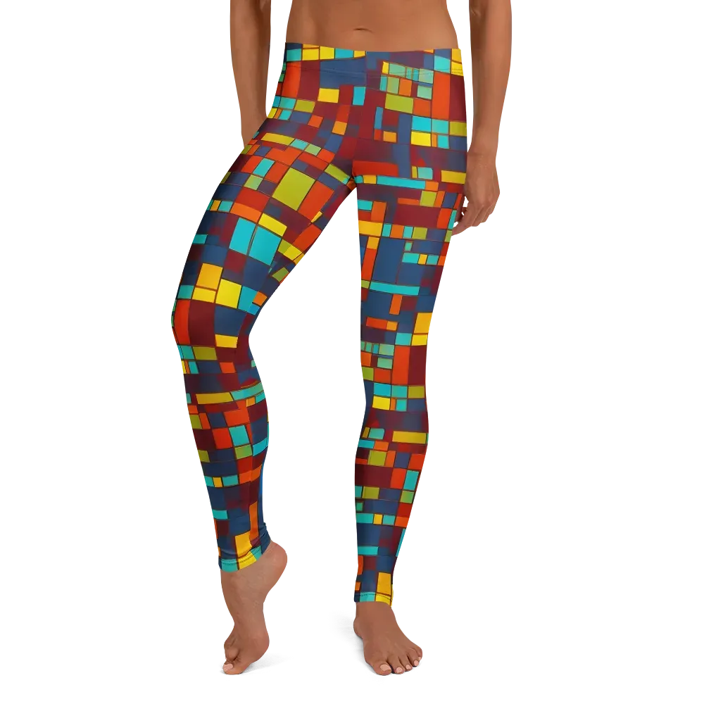 Astral Grid on Leggings — Front
