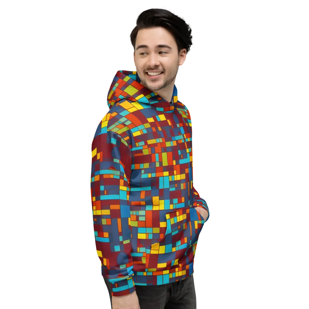 Astral Grid on Hoodie — Right