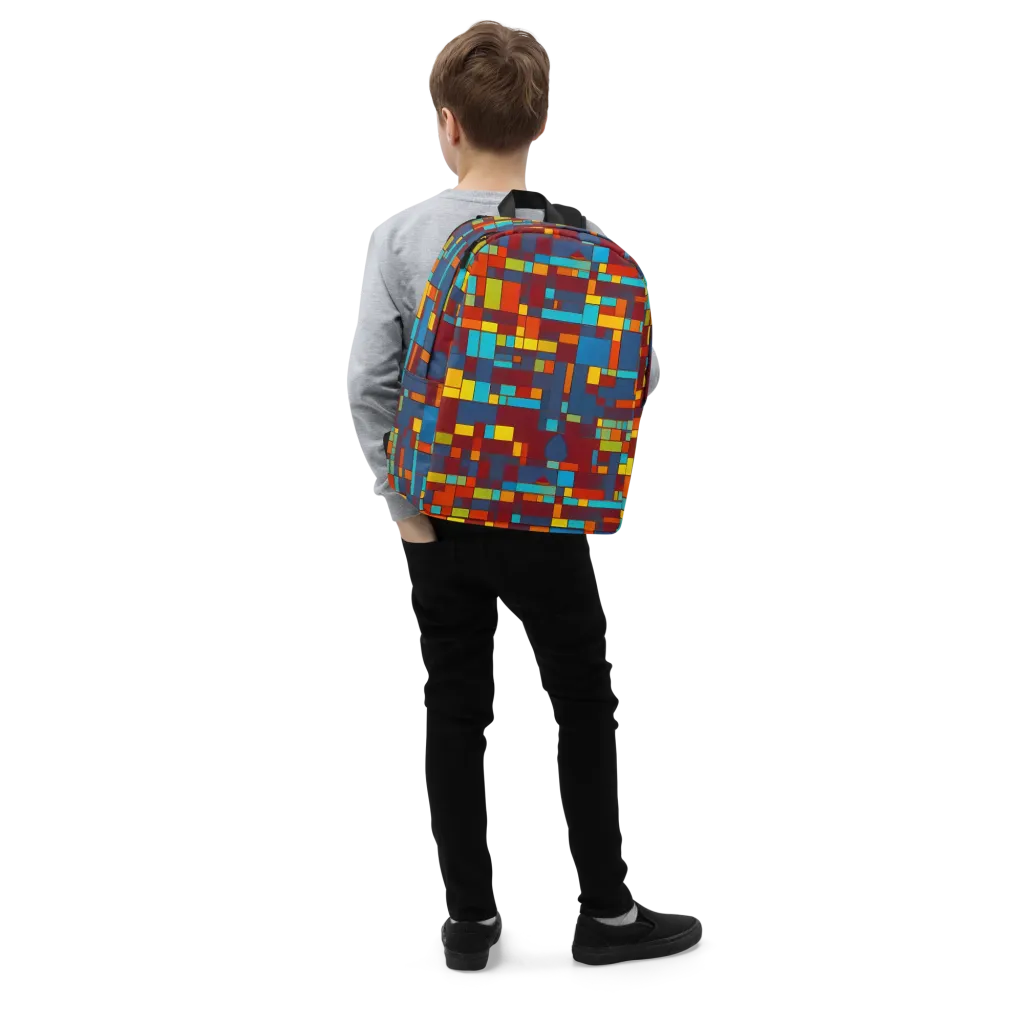 Astral Grid on Minimalist Backpack — Right Front