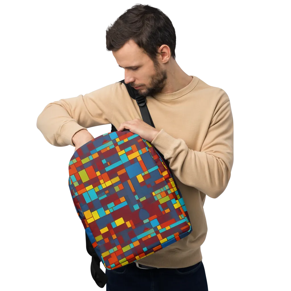 Astral Grid on Minimalist Backpack — Front