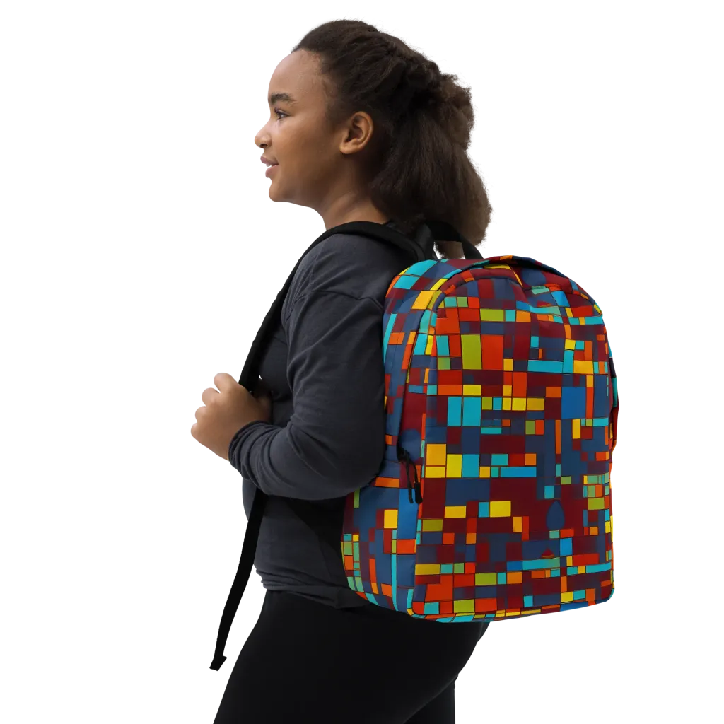 Astral Grid on Minimalist Backpack — Right Front