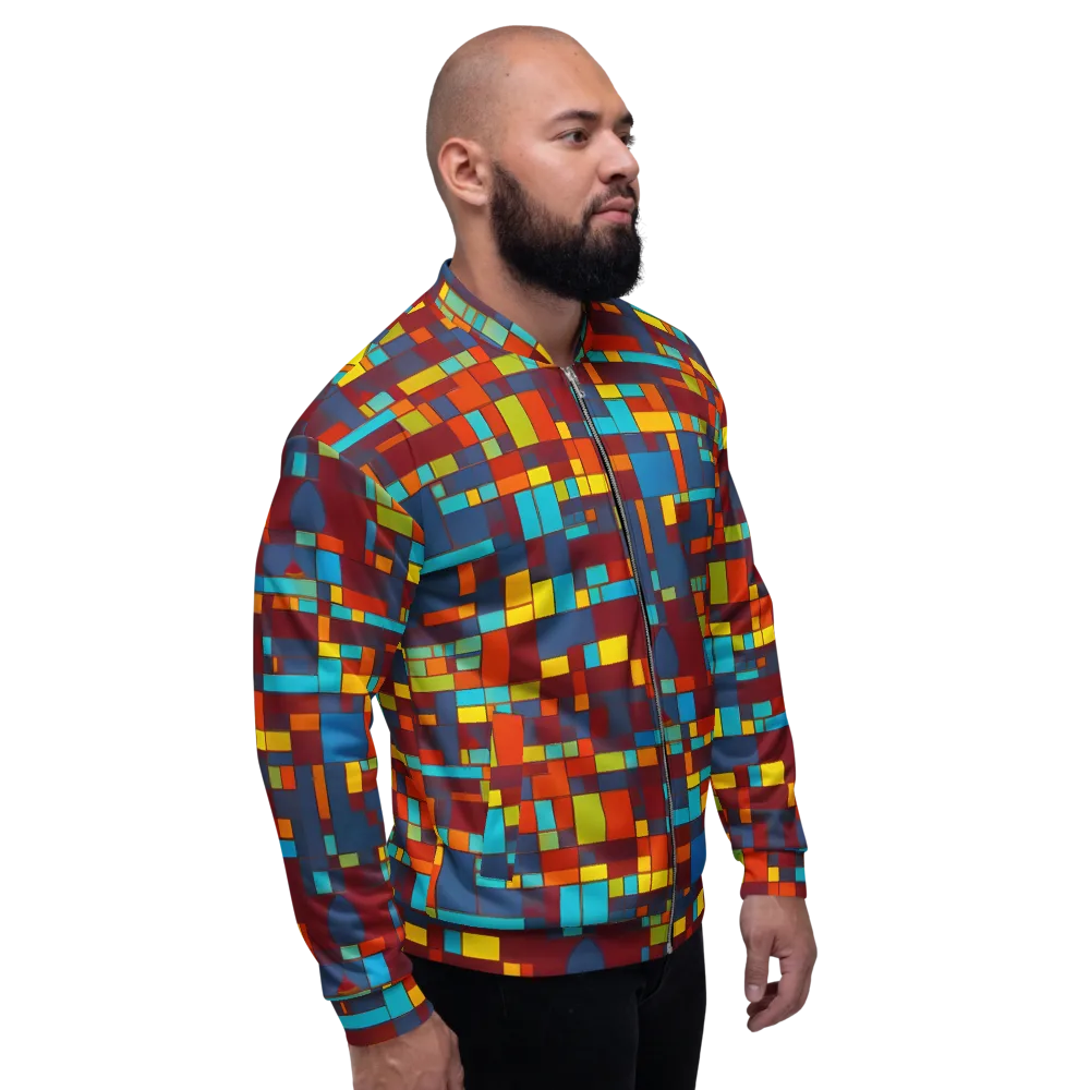 Astral Grid on Bomber Jacket — Right