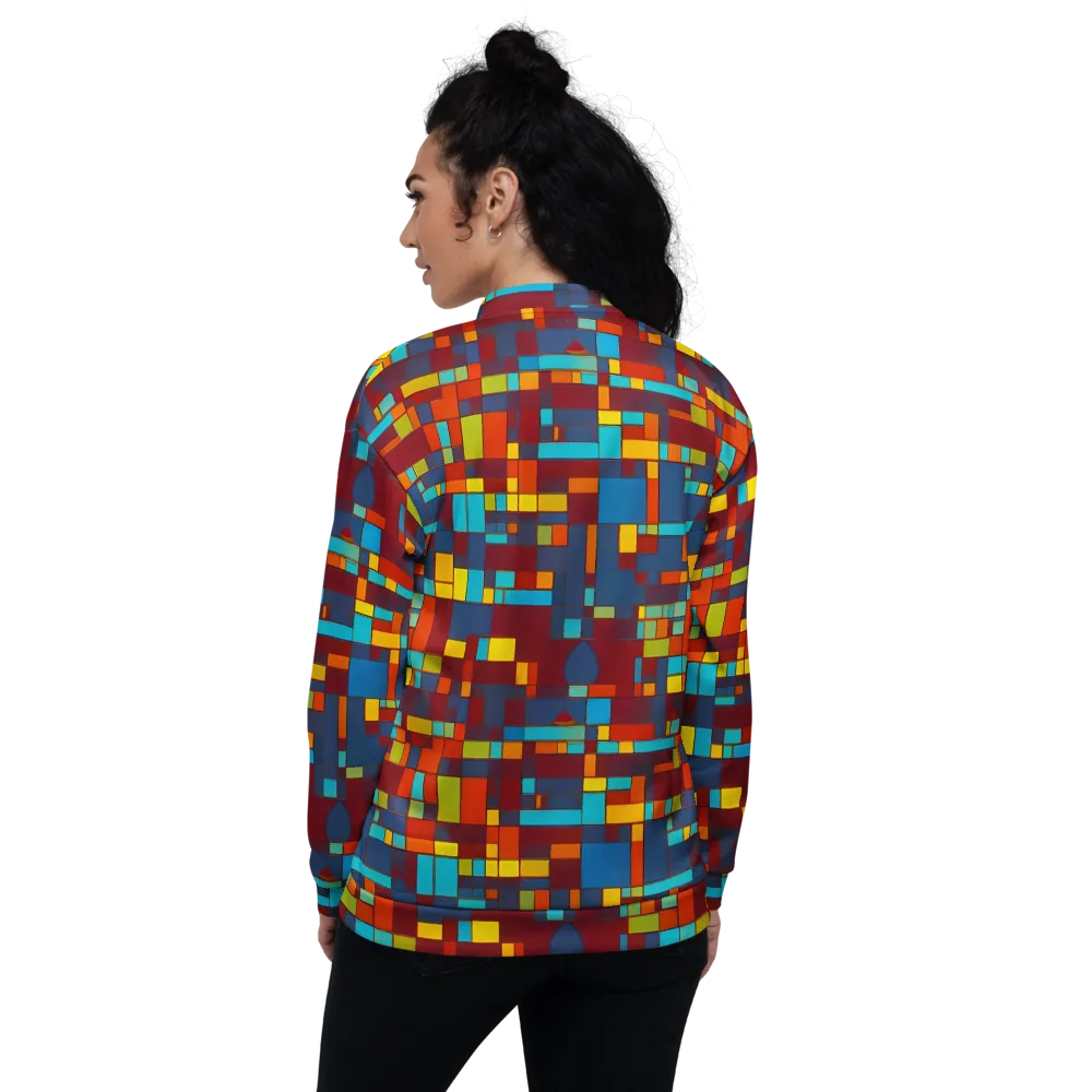 Astral Grid on Bomber Jacket — Back