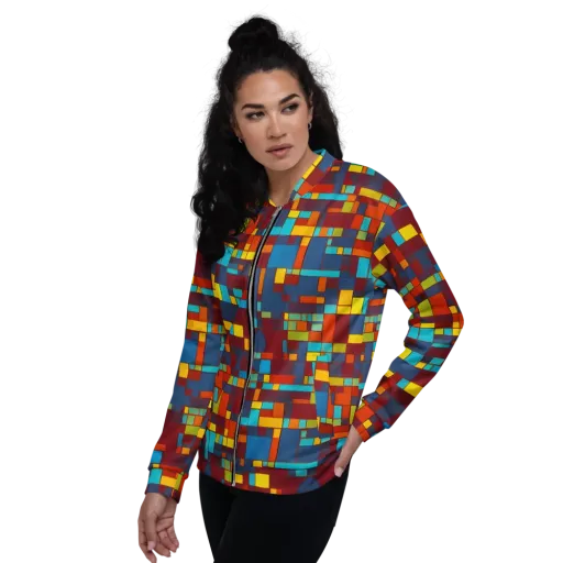 Astral Grid on a Bomber Jacket