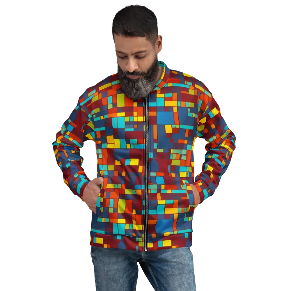 Astral Grid on Bomber Jacket — Front