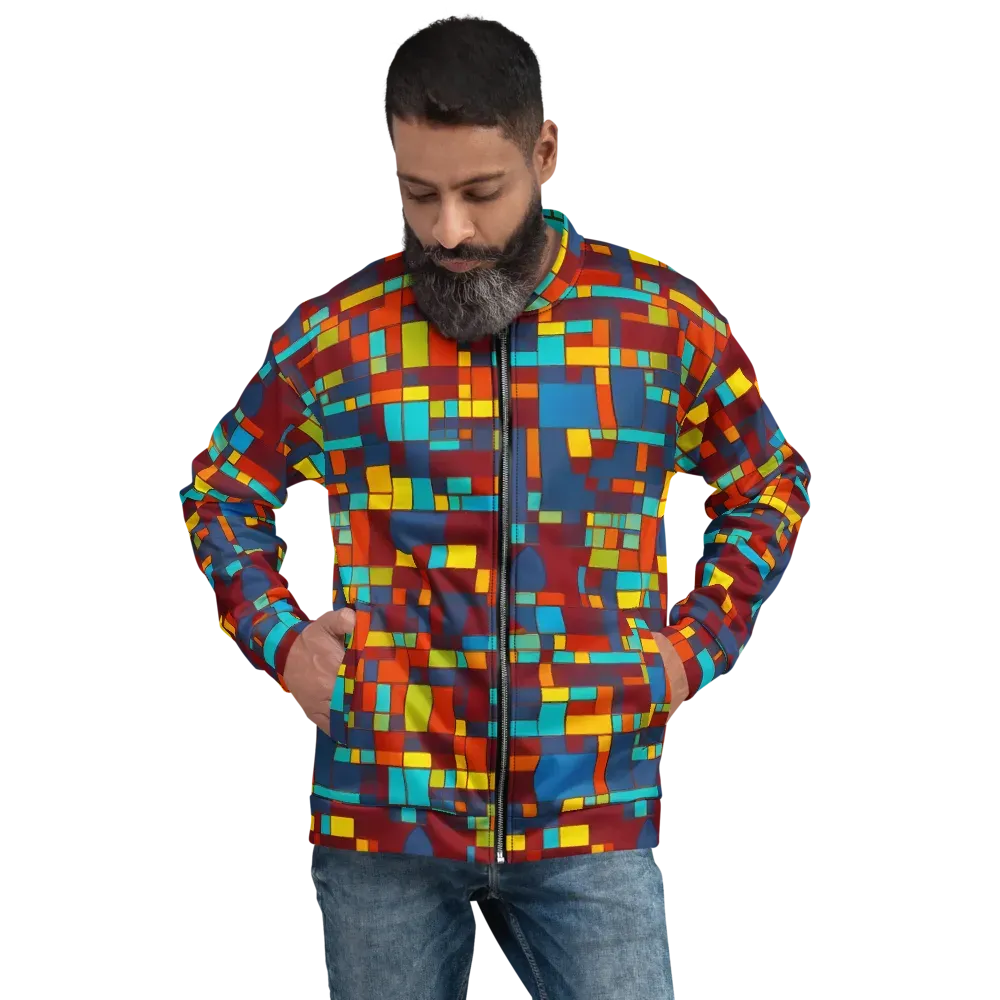 Astral Grid on Bomber Jacket — Front