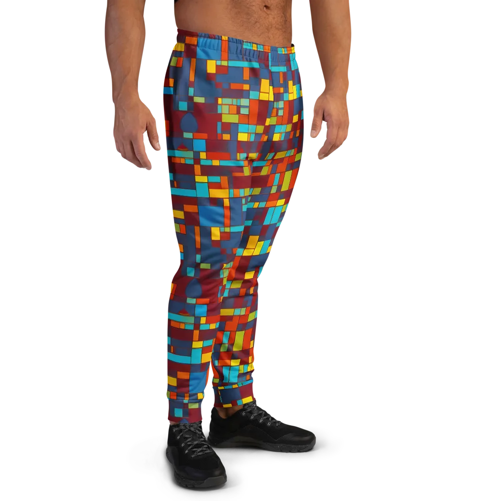 Astral Grid on Men's Joggers — Right