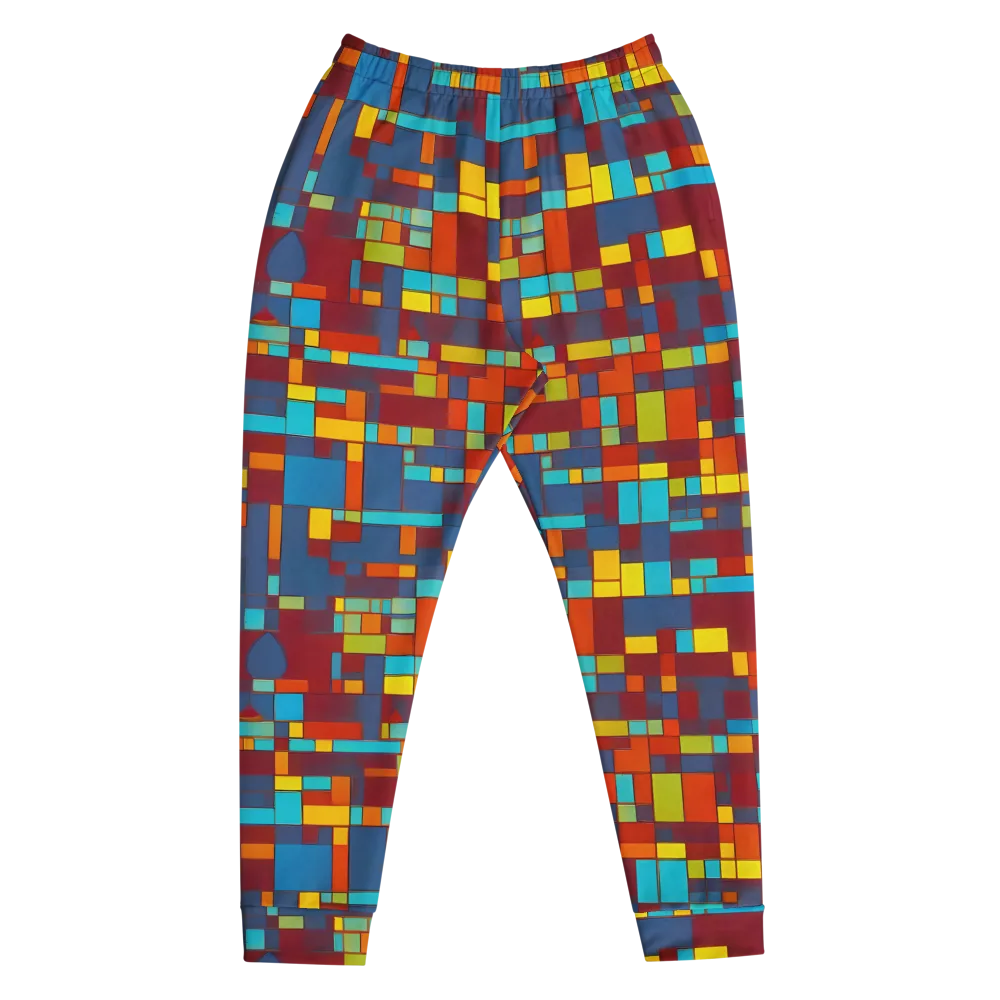 Astral Grid on Men's Joggers — Front
