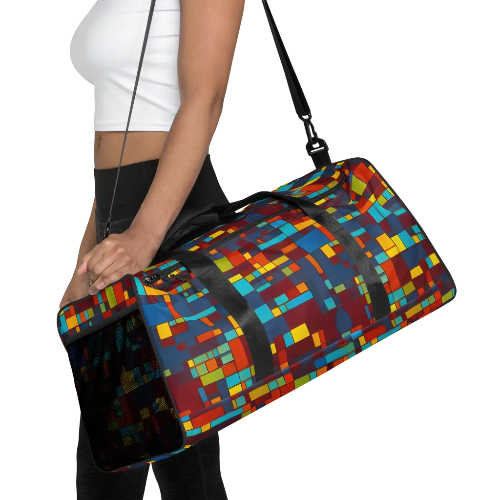 Astral Grid on Duffle Bag — Front