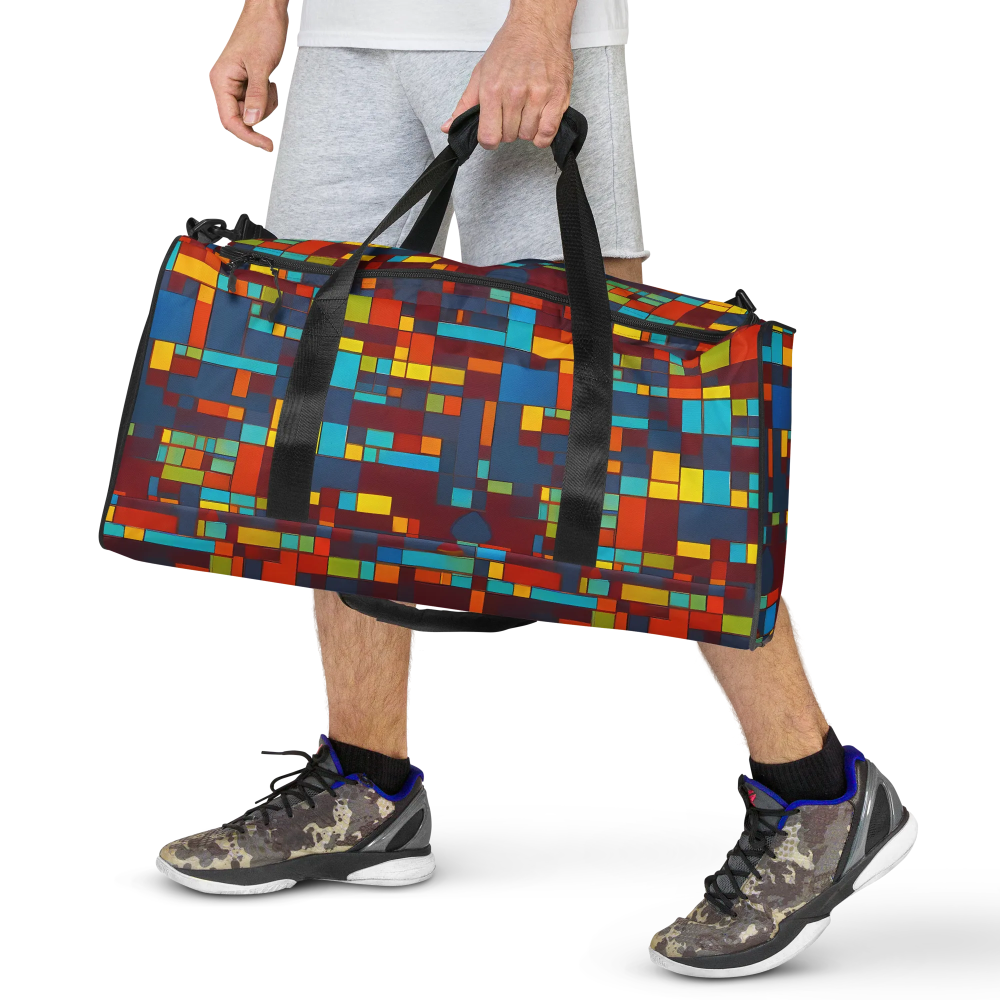 Astral Grid on Duffle Bag — Front