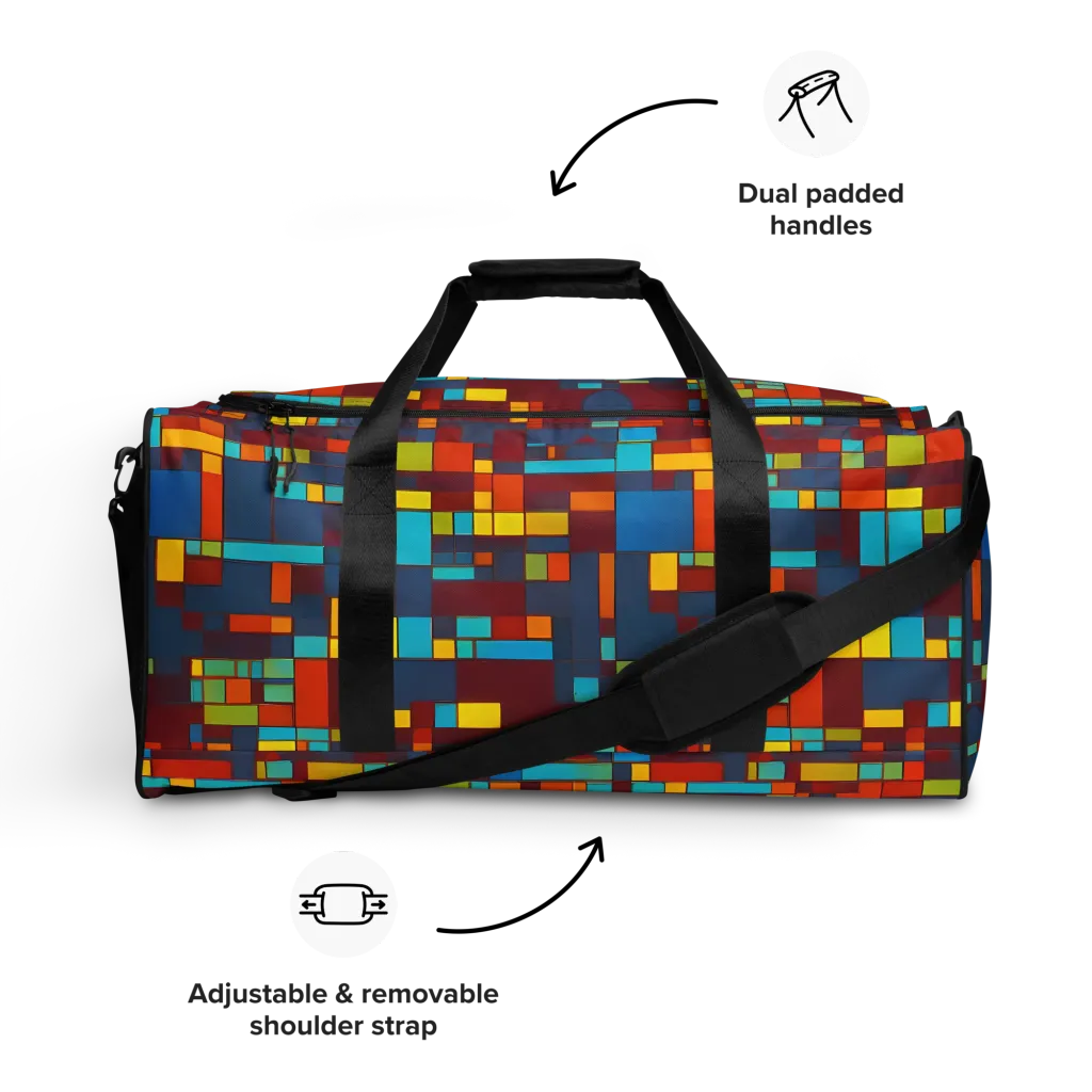 Astral Grid on Duffle Bag — Front