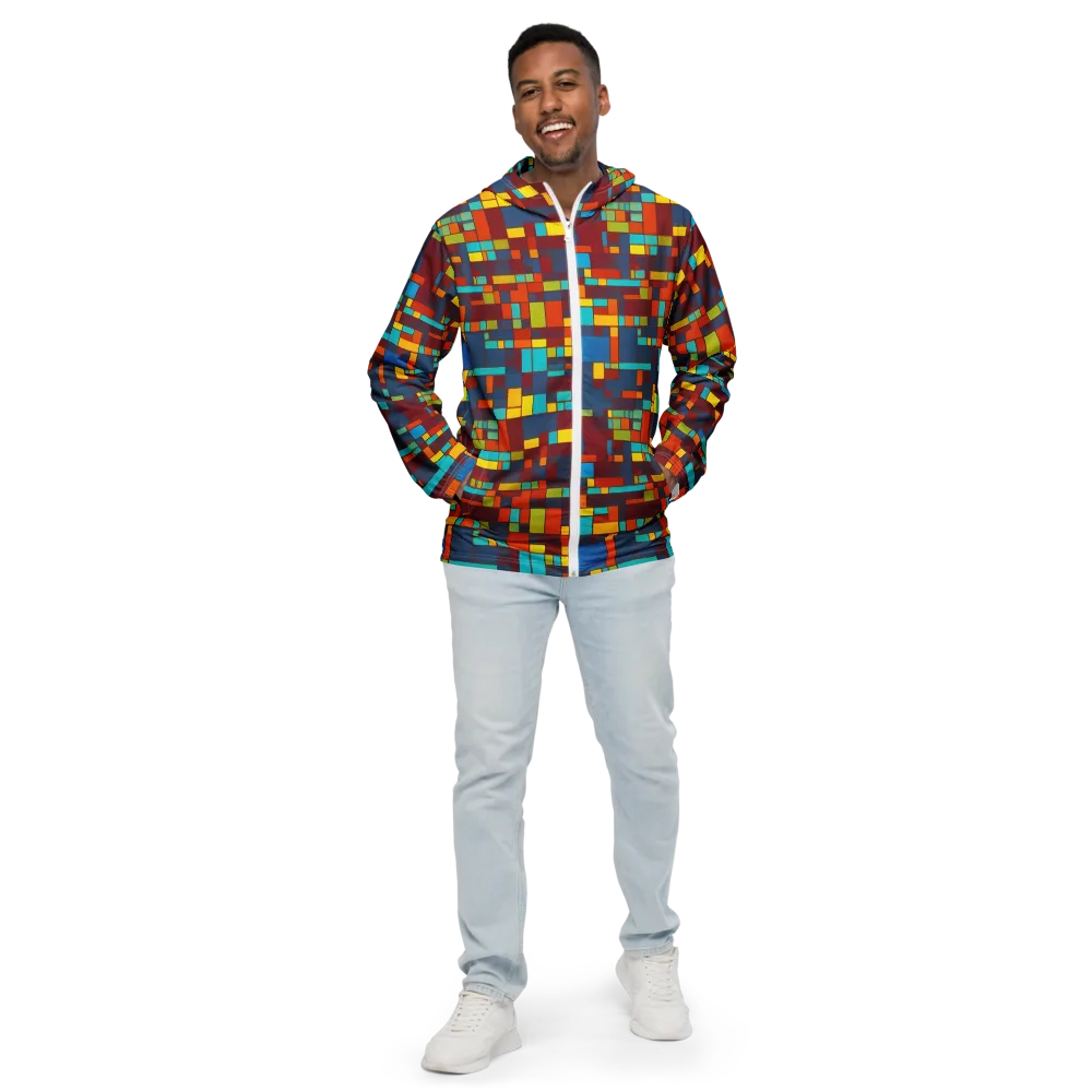 Astral Grid on Men's Windbreaker — Front
