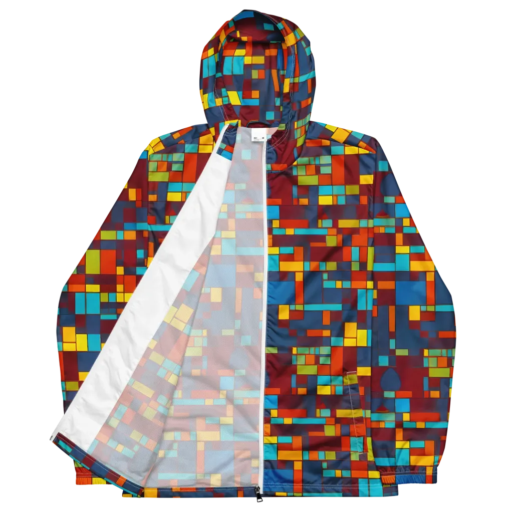 Astral Grid on Men's Windbreaker — Front