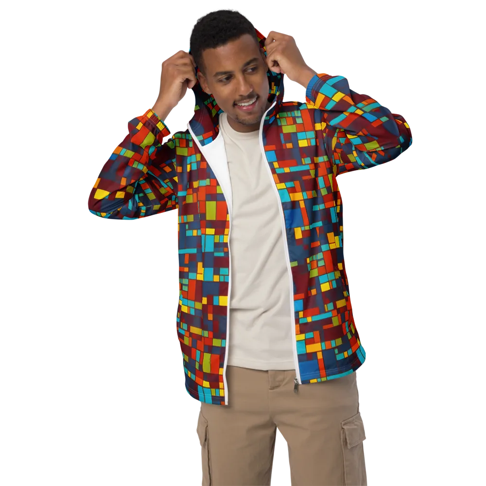 Astral Grid on Men's Windbreaker — Front