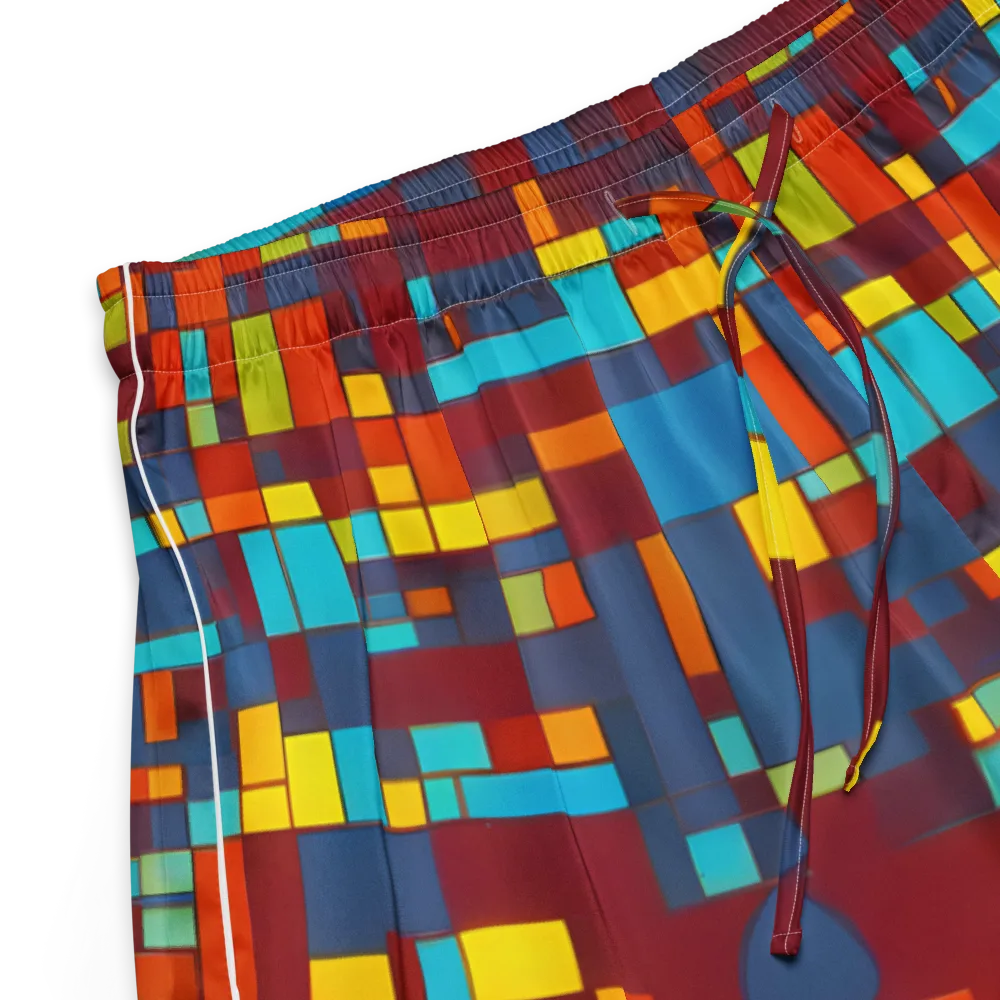 Astral Grid on Women's Pajama Shorts — Product details