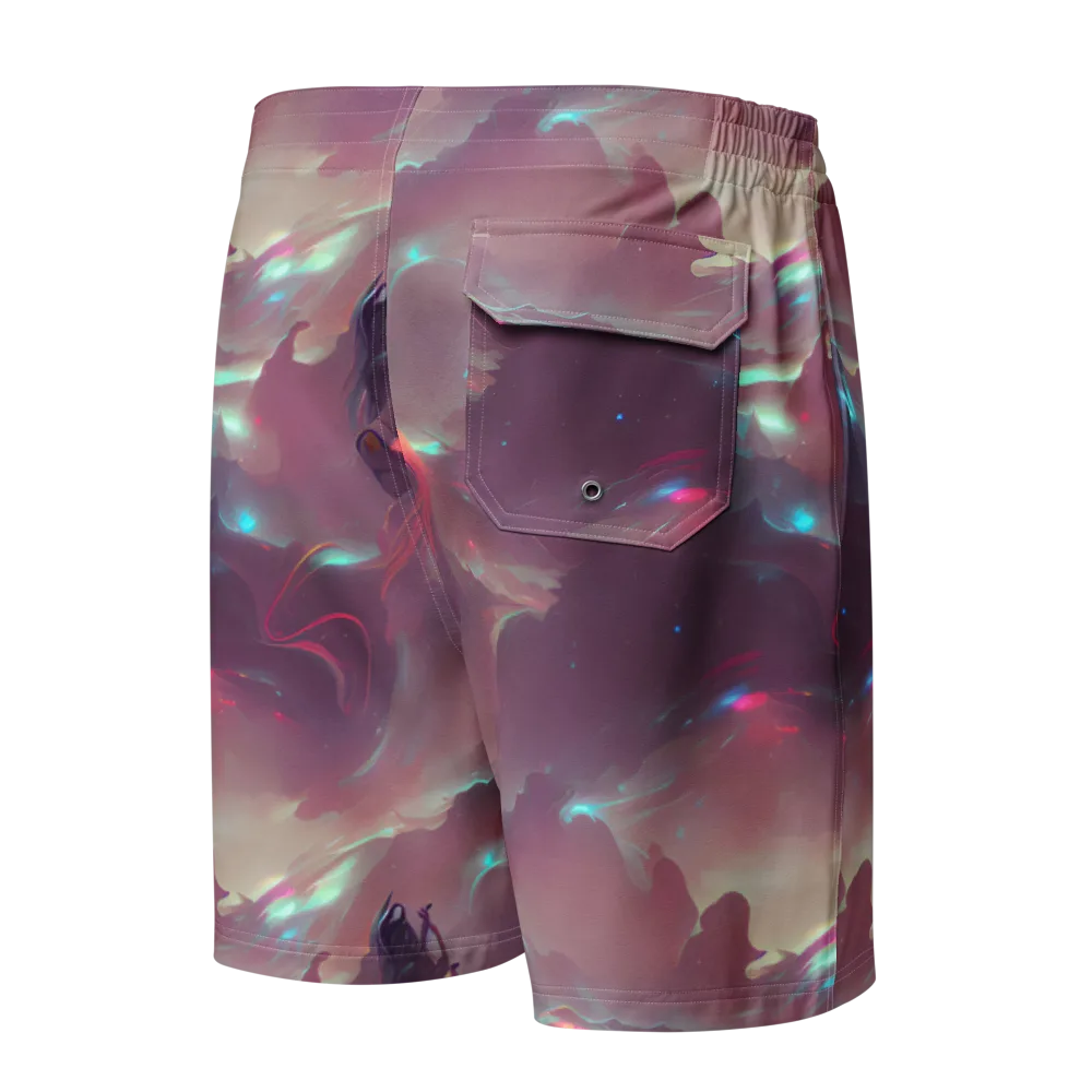 Astral Illusions on Men's Board Shorts — Back