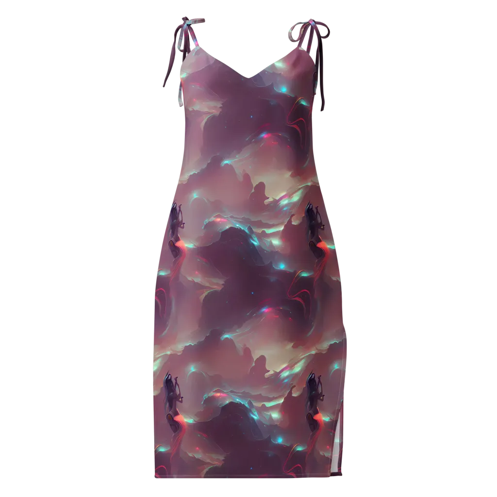 Astral Illusions on Slip Dress — Front