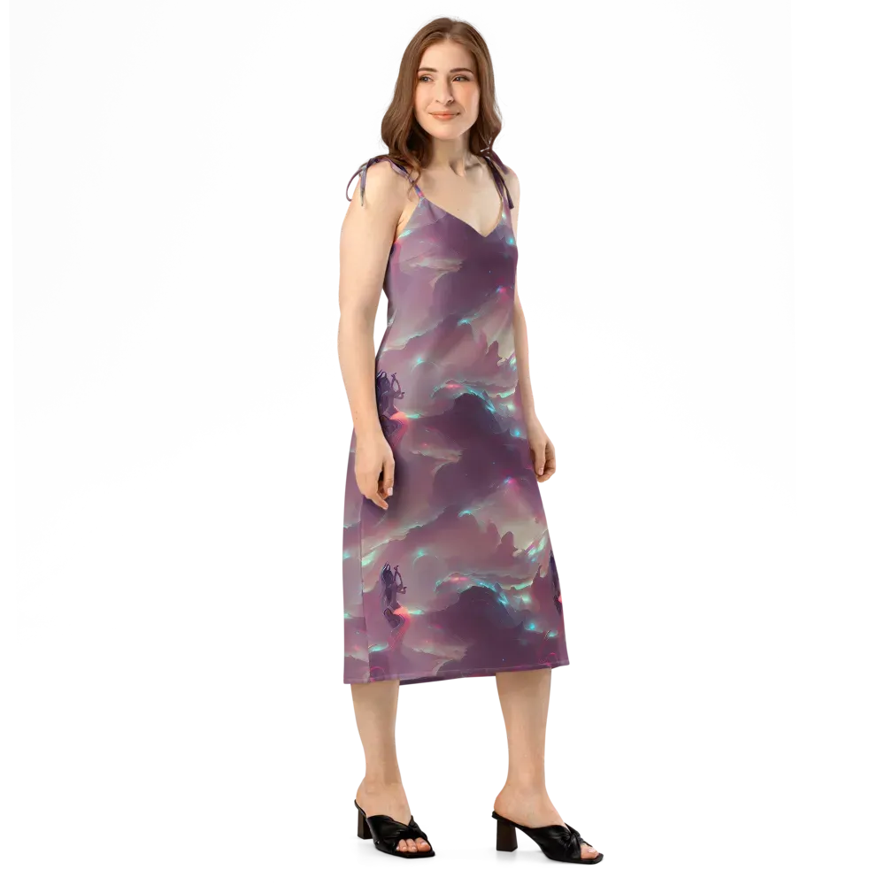 Astral Illusions on Slip Dress — Right Front