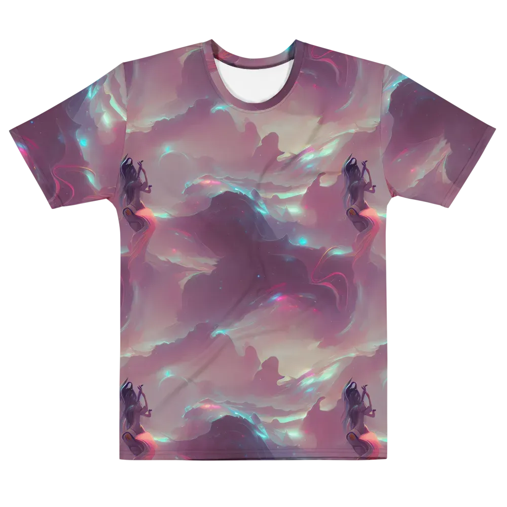 Astral Illusions on Men's Cotton Crew Neck T-Shirt — Front