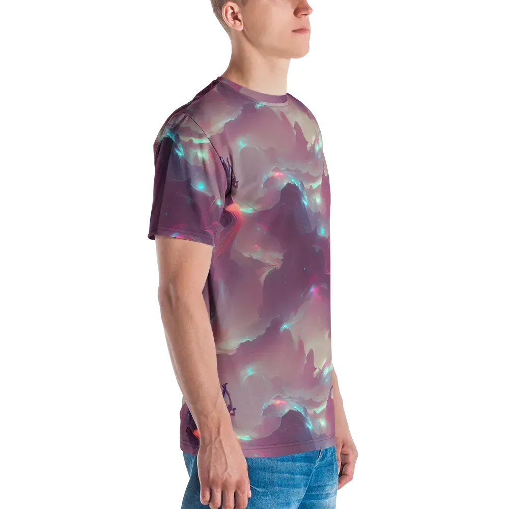 Astral Illusions on Men's Crew Neck T-Shirt — Right