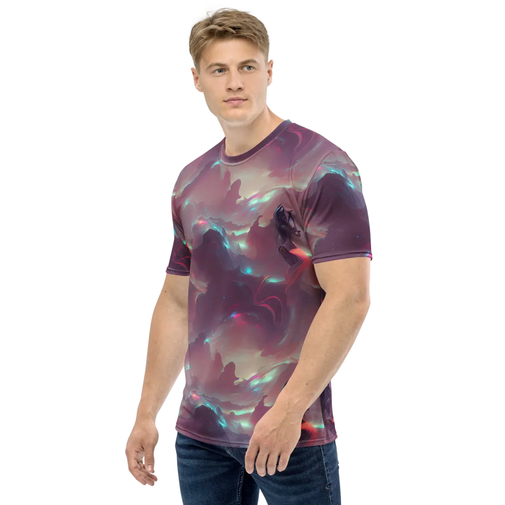 Astral Illusions on Men's Crew Neck T-Shirt — Left
