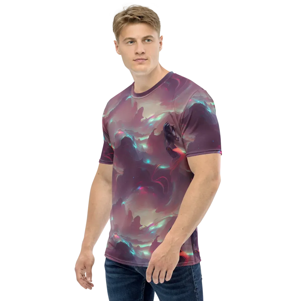 Astral Illusions on Men's Crew Neck T-Shirt — Left