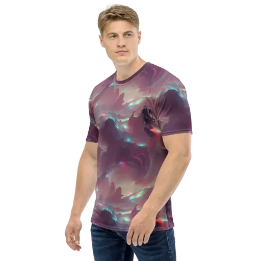 Astral Illusions on a Men's Crew Neck T-Shirt