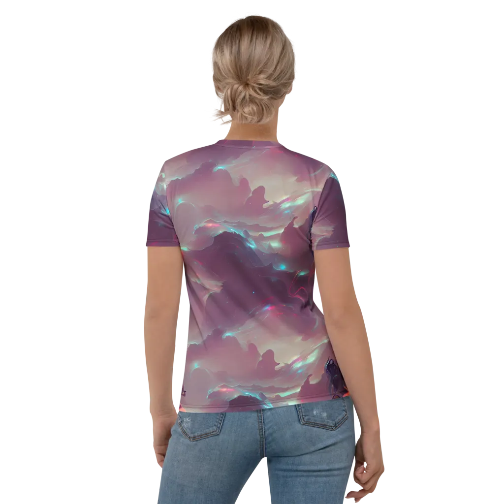 Astral Illusions on Women's Crew Neck T-Shirt — Back