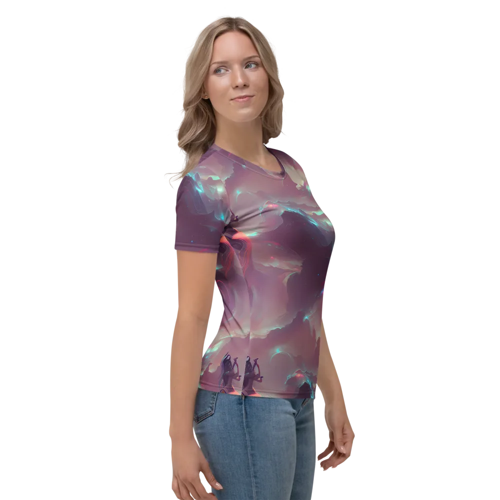 Astral Illusions on Women's Crew Neck T-Shirt — Right