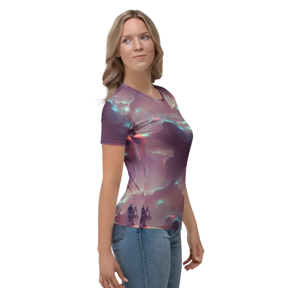Astral Illusions on Women's Crew Neck T-Shirt — Right