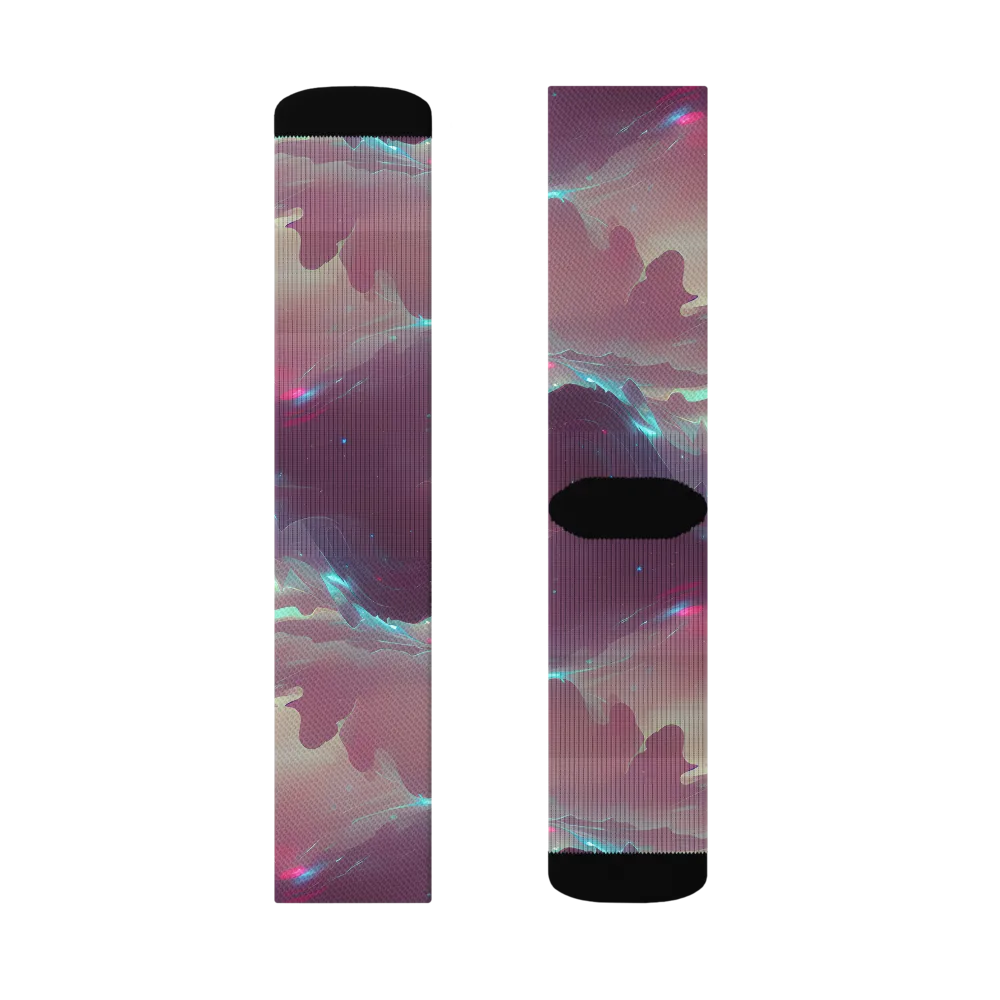 Astral Illusions on Socks — Left Sock