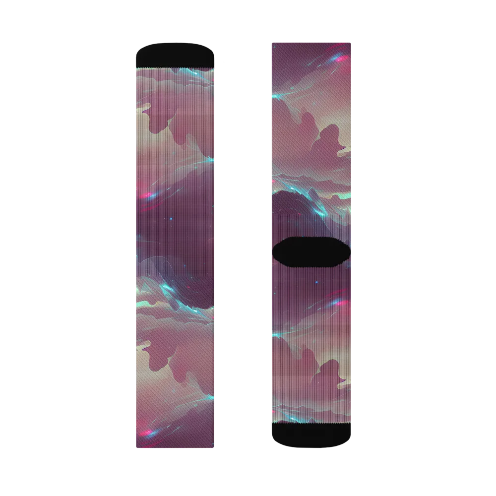 Astral Illusions on Socks — Right Sock