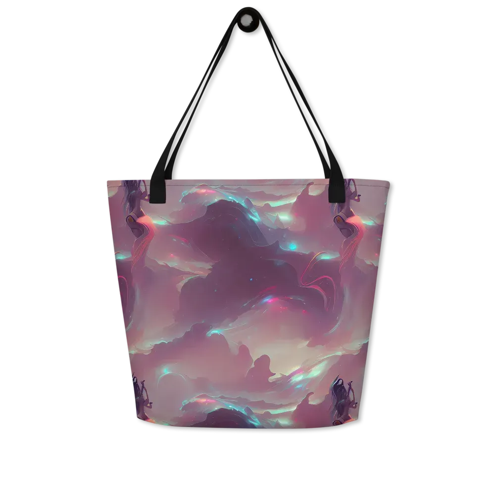 Astral Illusions on Large Tote Bag W/ Pocket — Front