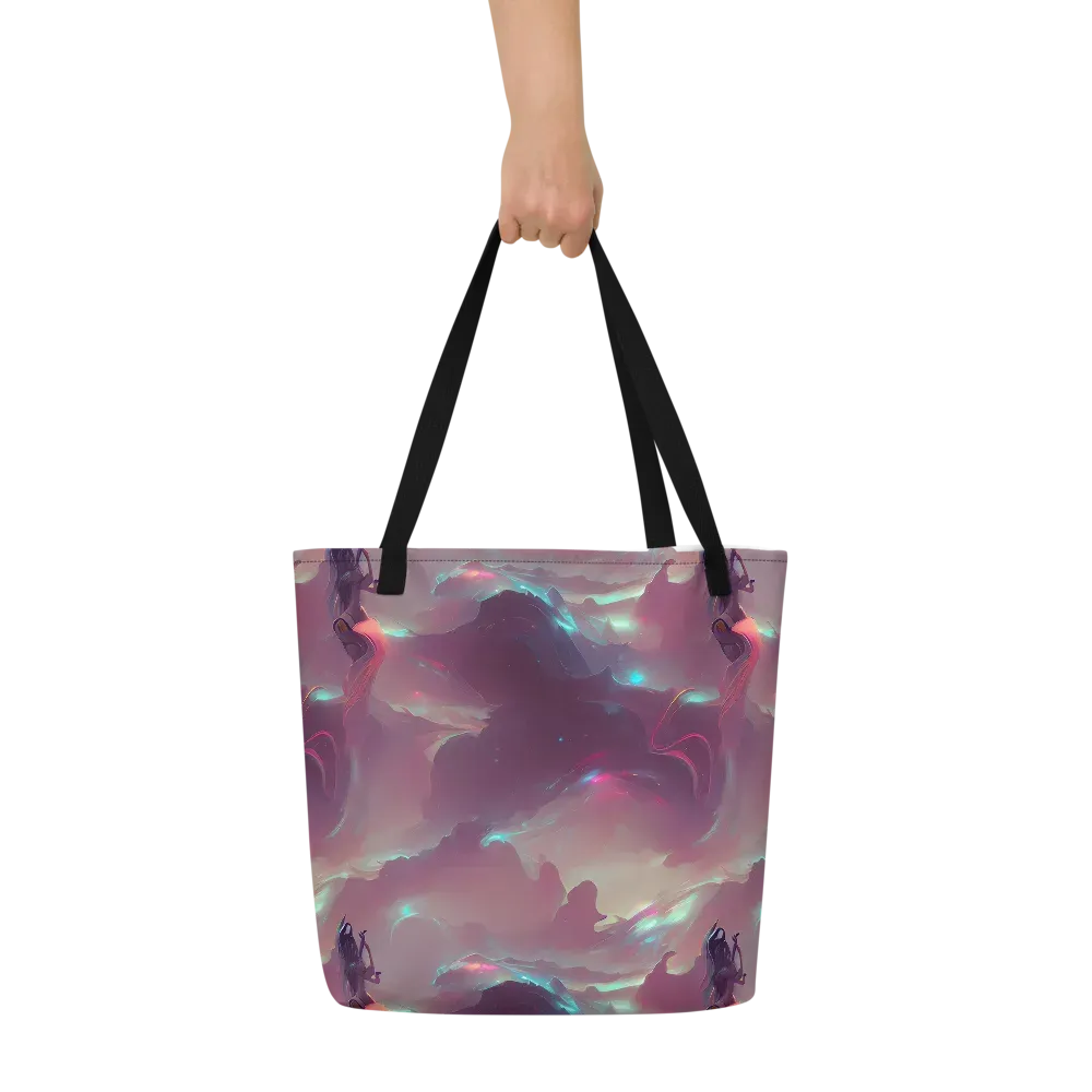 Astral Illusions on Large Tote Bag W/ Pocket — Front