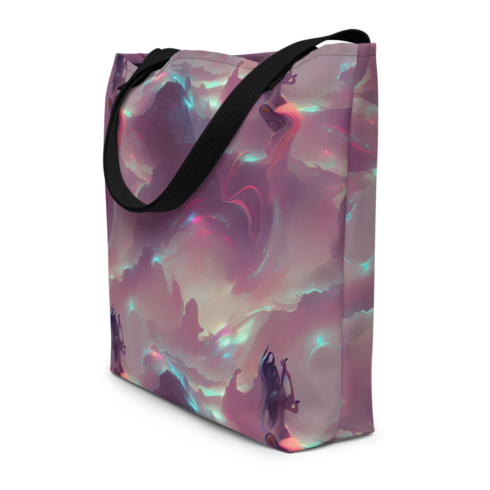 Astral Illusions on Large Tote Bag W/ Pocket — Front