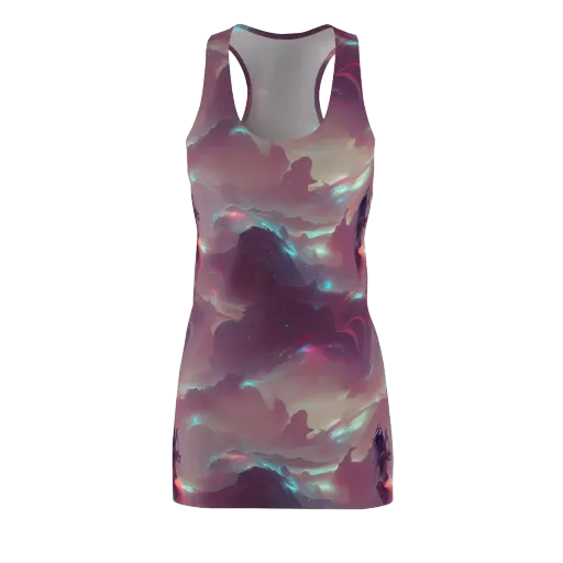Astral Illusions on a Racerback Dress